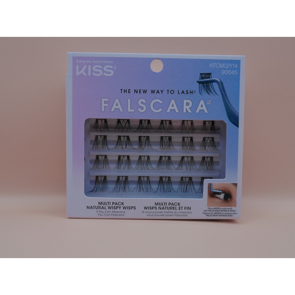⁠KISS Falscara Wisps 24 Ct Combo Lengths NIB Natural Lash Extension Clean Girl⁠